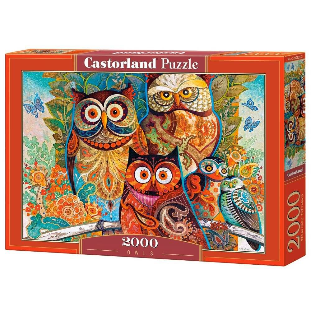 CASTORLAND Puzzle Eulen 2000 Teile