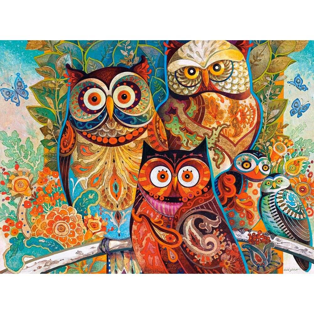 CASTORLAND Puzzle Eulen 2000 Teile
