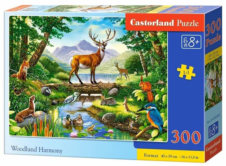CASTORLAND Puzzle Harmonie des Waldes 300 Teile