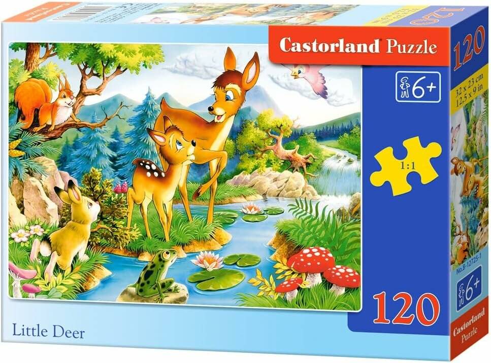 CASTORLAND Puzzle Colobus (Kleiner Hirsch) 120 Teile