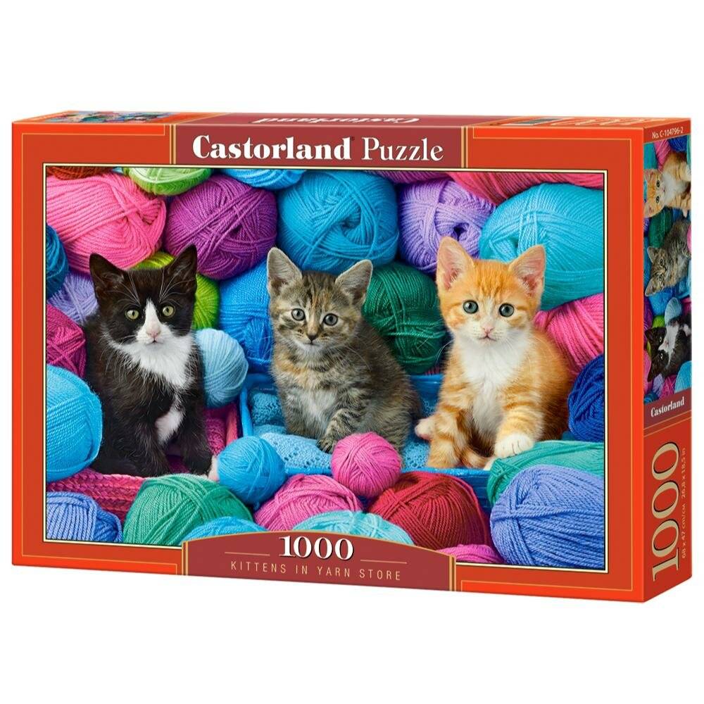 CASTORLAND Puzzle Kätzchen im Garnladen 1000 Teile