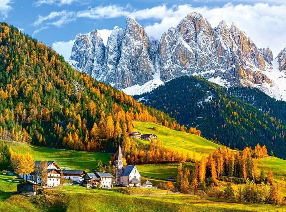 CASTORLAND Puzzle Kirche St. Magdalena, Dolomiten 2000 Teile