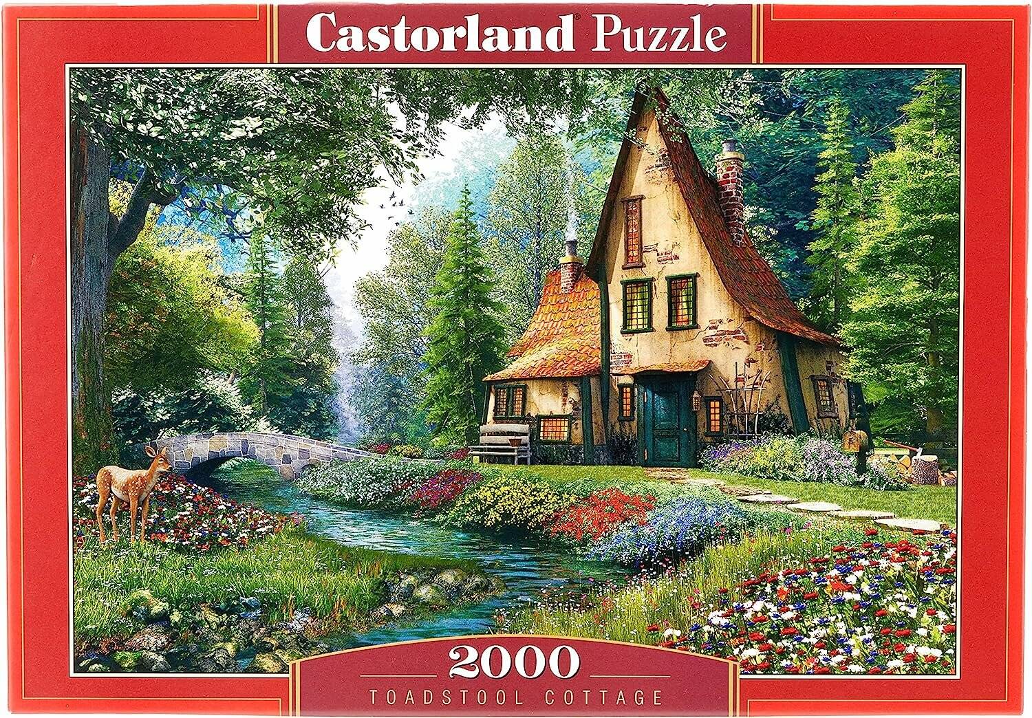 CASTORLAND Puzzle Waldhäuschen 2000 Teile