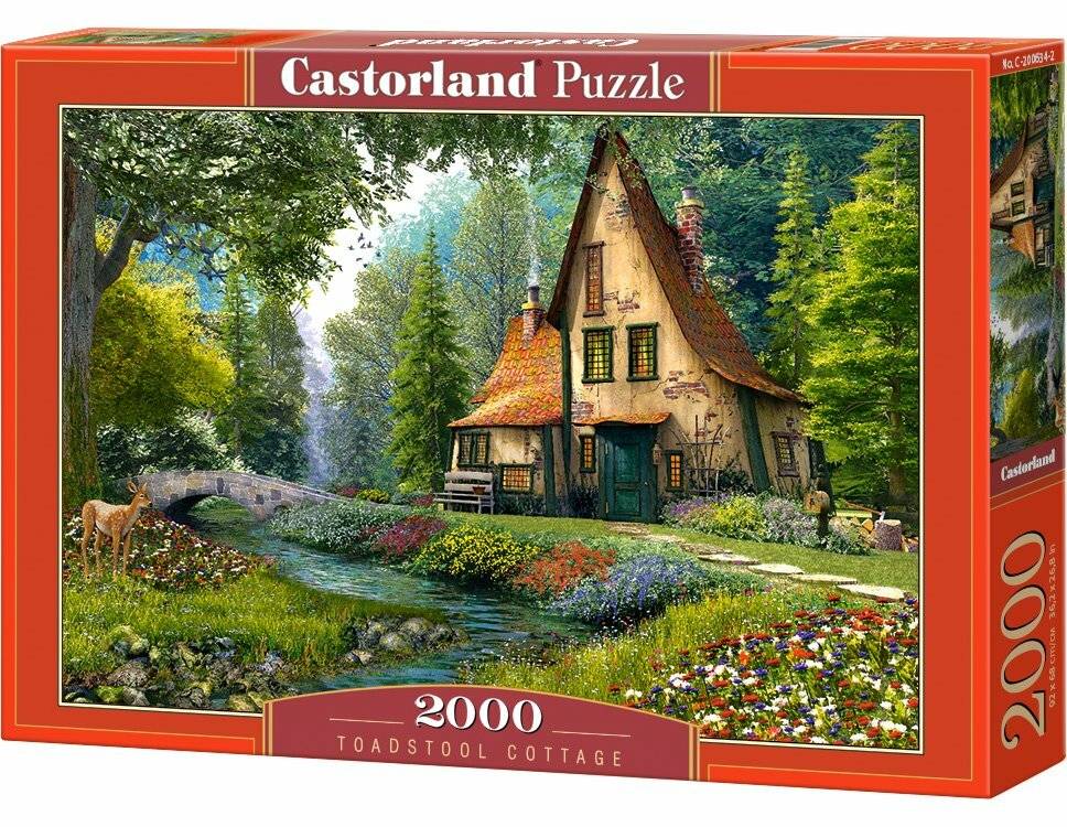 CASTORLAND Puzzle Waldhäuschen 2000 Teile