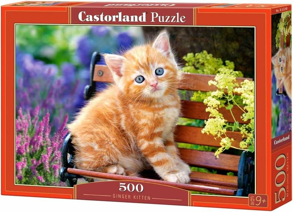 CASTORLAND Puzzle Ingwer Kätzchen 500 Teile