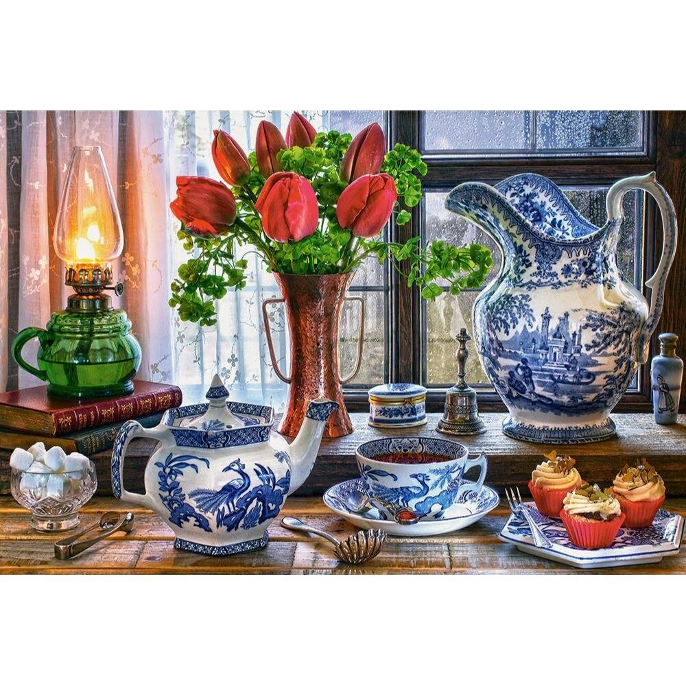 CASTORLAND Puzzle Stilleben mit Tulpen 1500 Teile