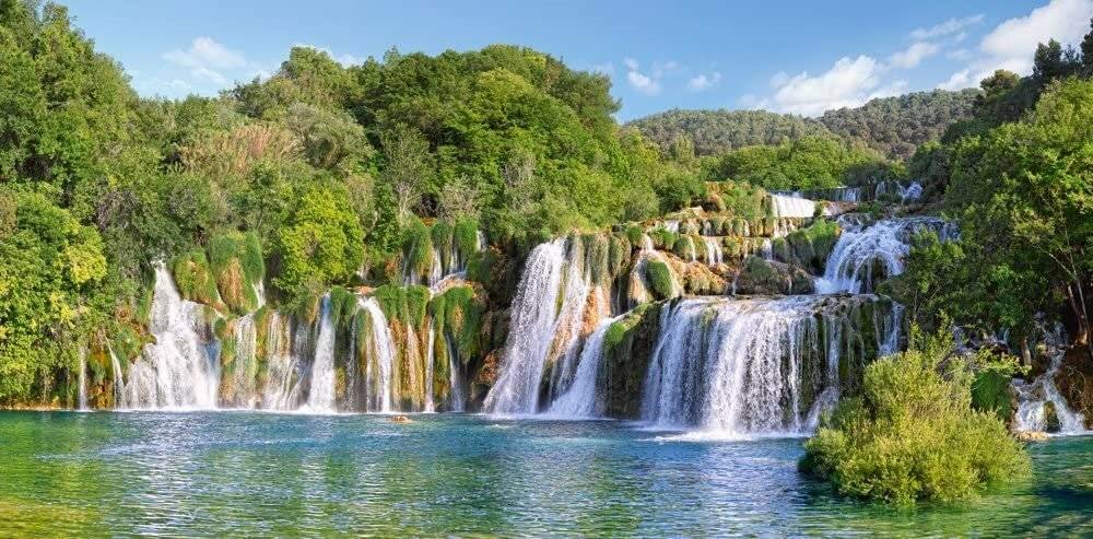 CASTORLAND Puzzle Wasserfälle, Nationalpark Krka 4000 Teile
