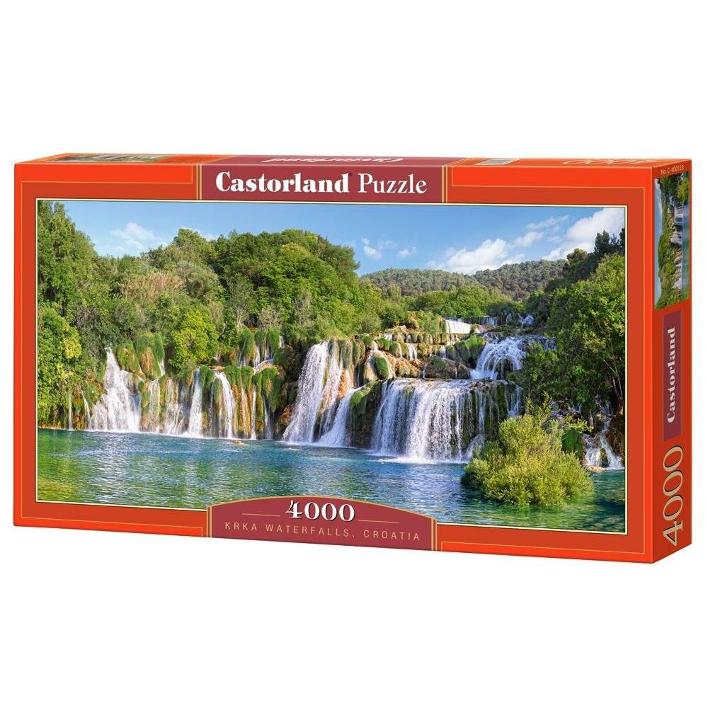 CASTORLAND Puzzle Wasserfälle, Nationalpark Krka 4000 Teile