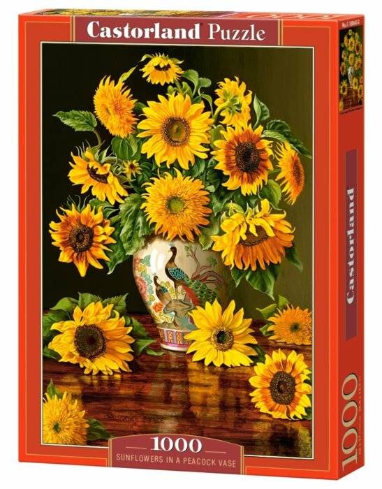 CASTORLAND Puzzle Sonnenblumen in einer Vase 1000 Teile