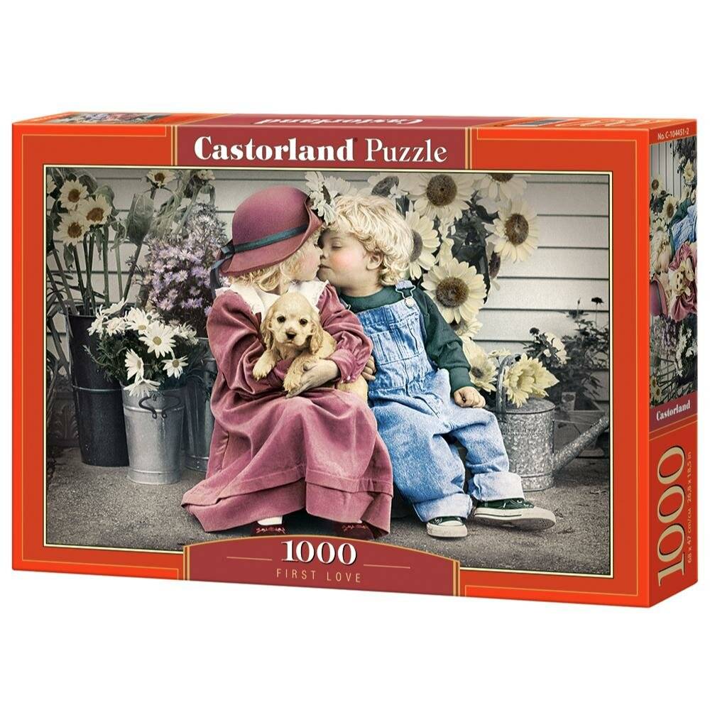 CASTORLAND Puzzle Erste Liebe 1000 Teile