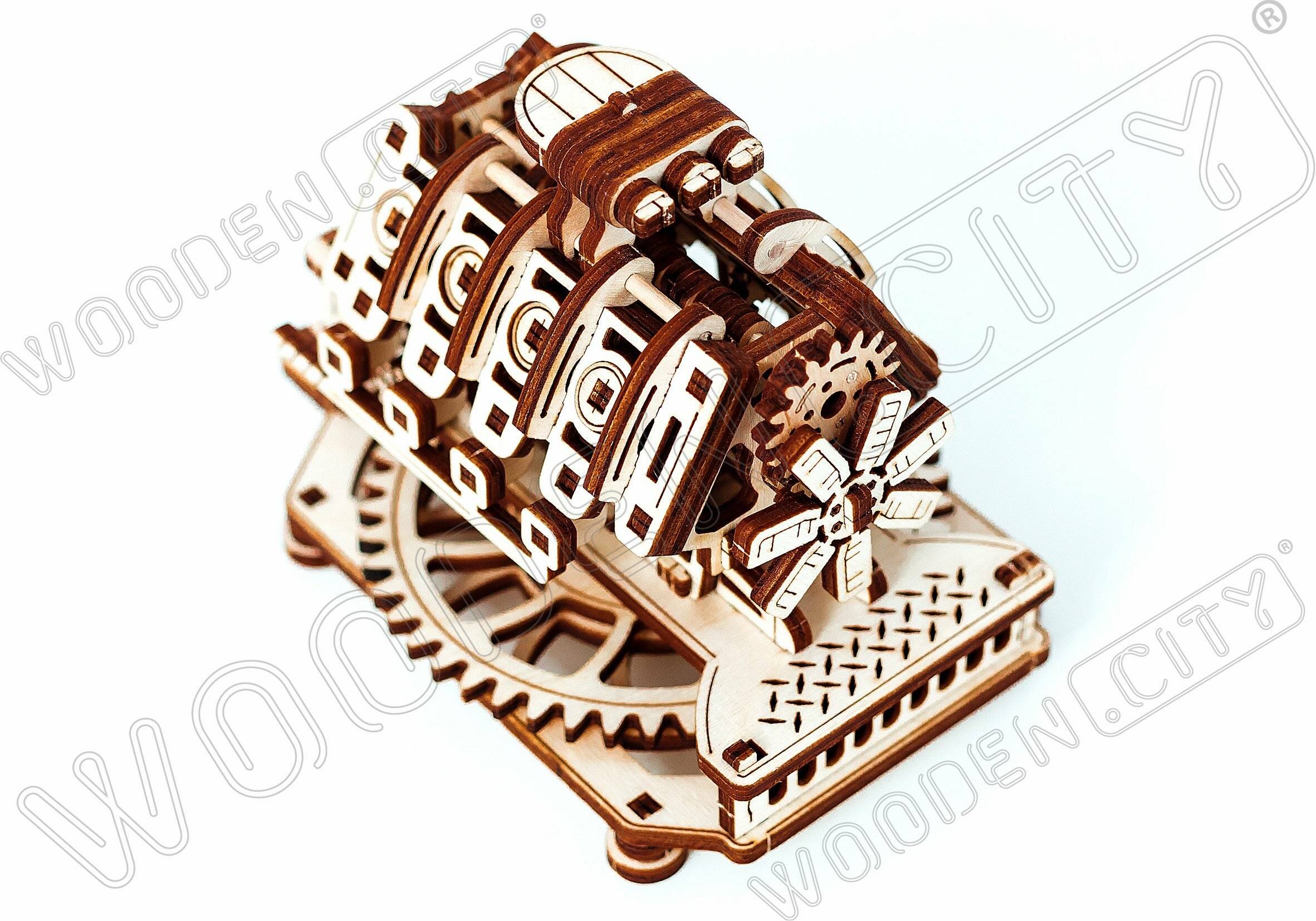 WOODEN CITY 3D-Puzzle Motor V8, 200 Teile