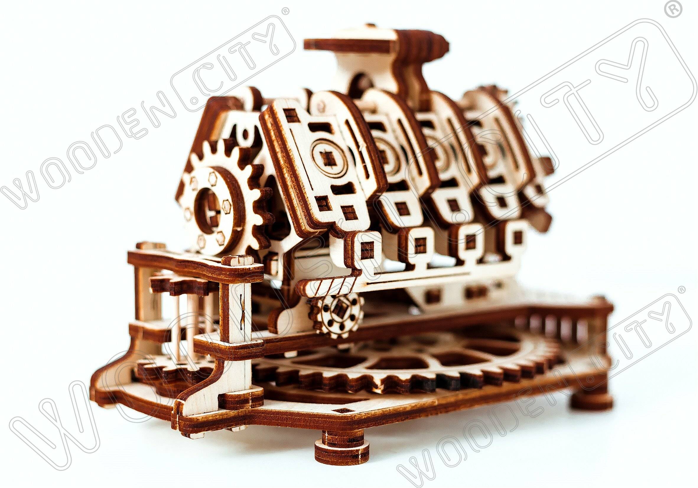 WOODEN CITY 3D-Puzzle Motor V8, 200 Teile