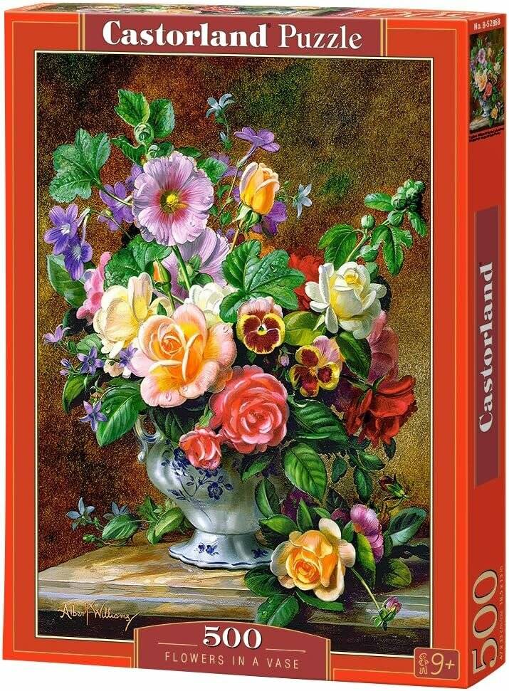 CASTORLAND Puzzle Blumen in einer Vase 500 Teile