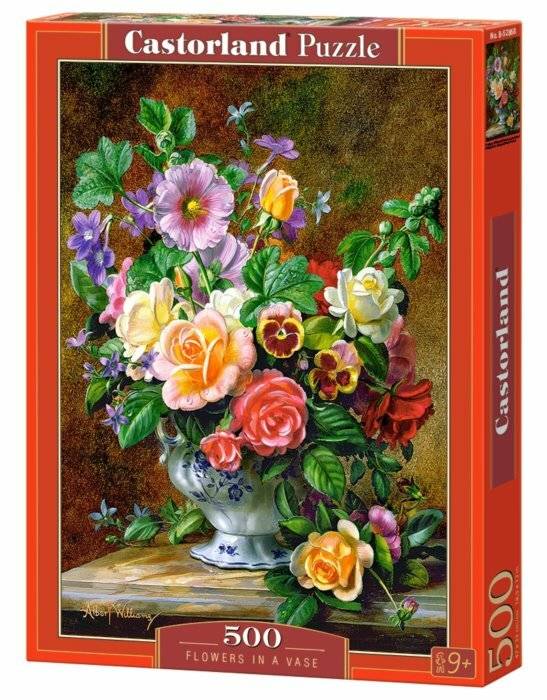 CASTORLAND Puzzle Blumen in einer Vase 500 Teile