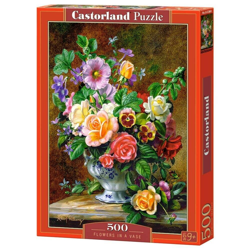 CASTORLAND Puzzle Blumen in einer Vase 500 Teile