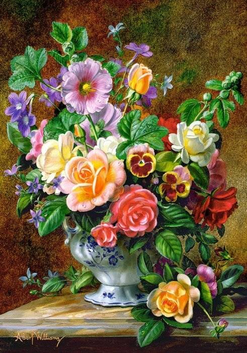 CASTORLAND Puzzle Blumen in einer Vase 500 Teile