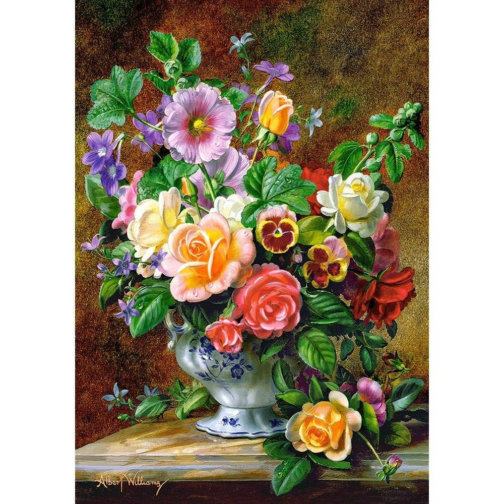 CASTORLAND Puzzle Blumen in einer Vase 500 Teile