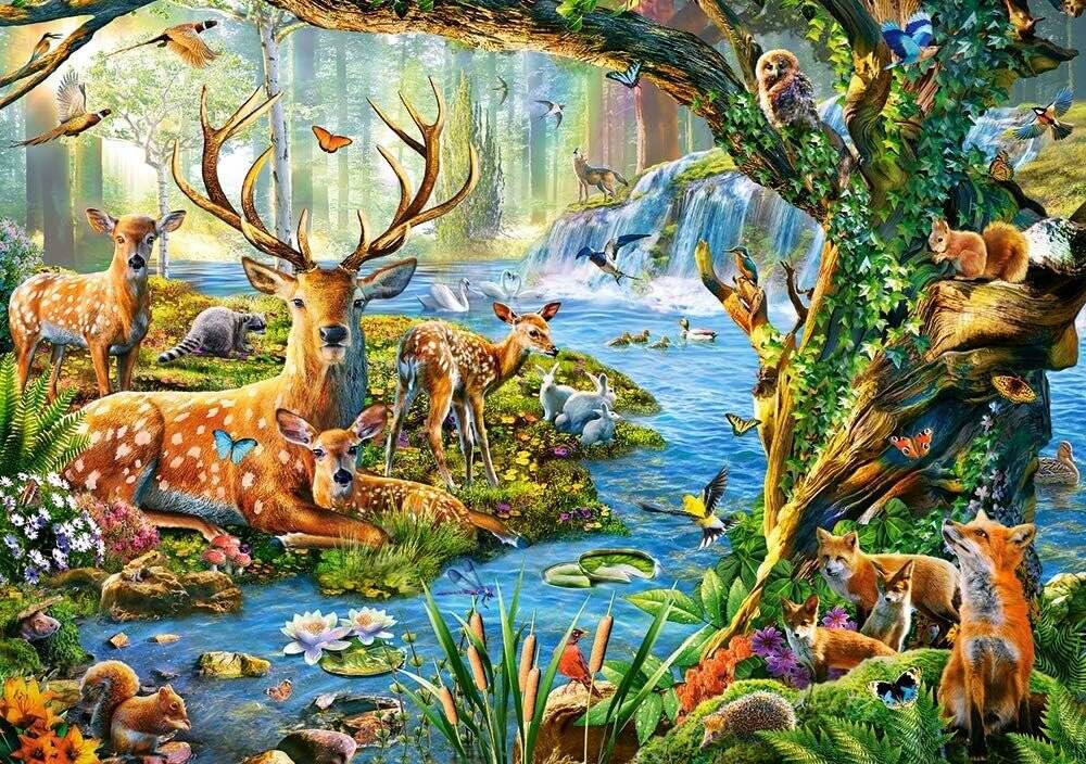 CASTORLAND Puzzle Leben im Wald 500 Teile