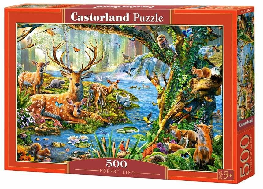 CASTORLAND Puzzle Leben im Wald 500 Teile