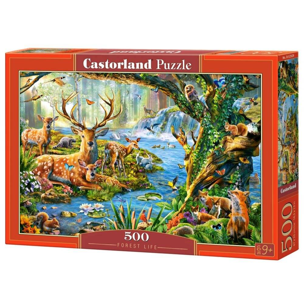 CASTORLAND Puzzle Leben im Wald 500 Teile