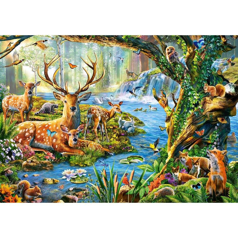 CASTORLAND Puzzle Leben im Wald 500 Teile
