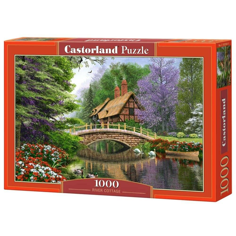 CASTORLAND Puzzle Haus am Fluss 1000 Teile