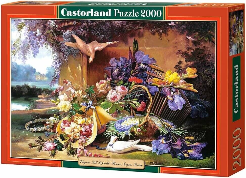 CASTORLAND Puzzle Stilleben mit Blumen 2000 Teile