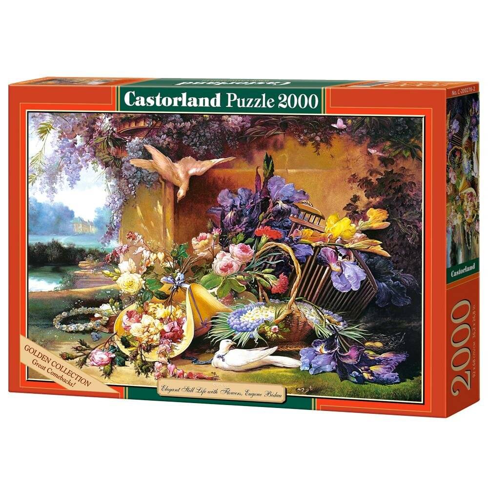 CASTORLAND Puzzle Stilleben mit Blumen 2000 Teile