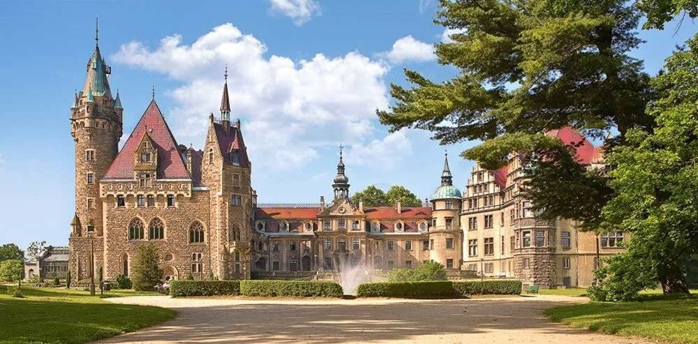 CASTORLAND Puzzle Schloss Moszna, Polen 4000 Teile
