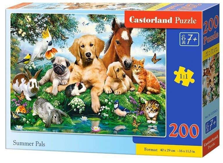 CASTORLAND Puzzle Sommerfreunde 200 Teile