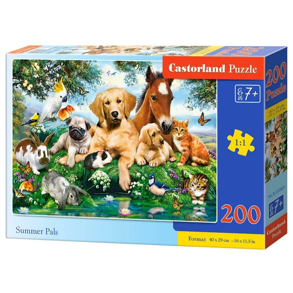 CASTORLAND Puzzle Sommerfreunde 200 Teile