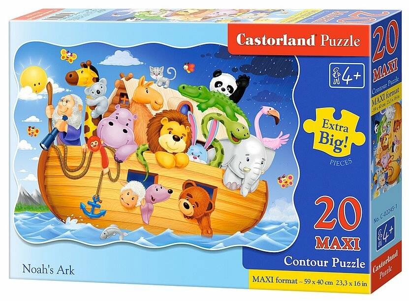 CASTORLAND Puzzle Arche Noah MAXI 20 Teile