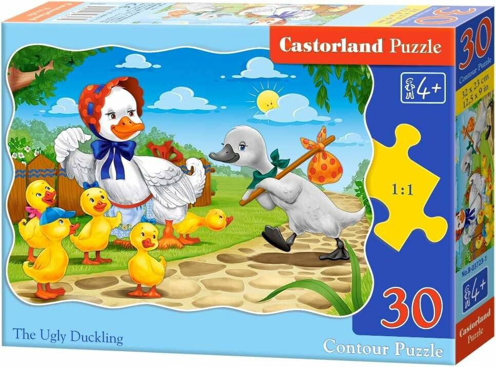 CASTORLAND Puzzle Hässliches Entlein 30 Teile