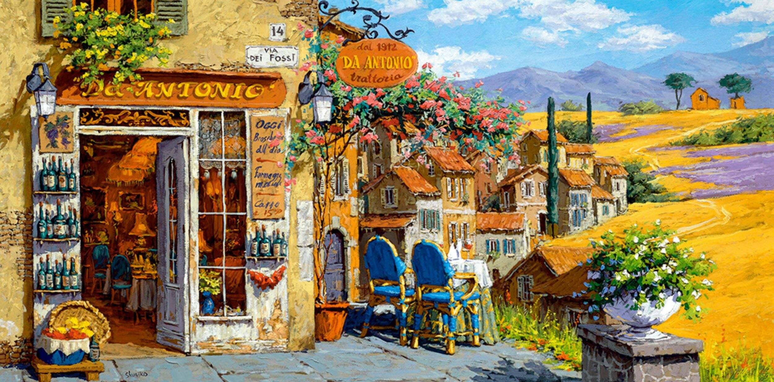 CASTORLAND Puzzle Colours of Tuscany 4000 Teile
