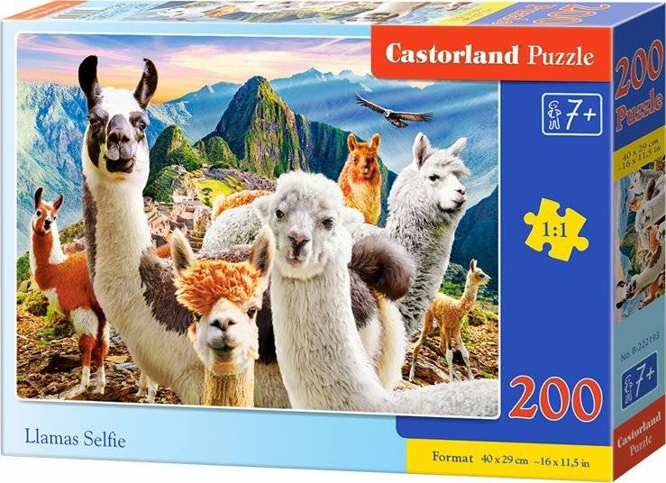 CASTORLAND Llama Selfie Puzzle 200 Teile
