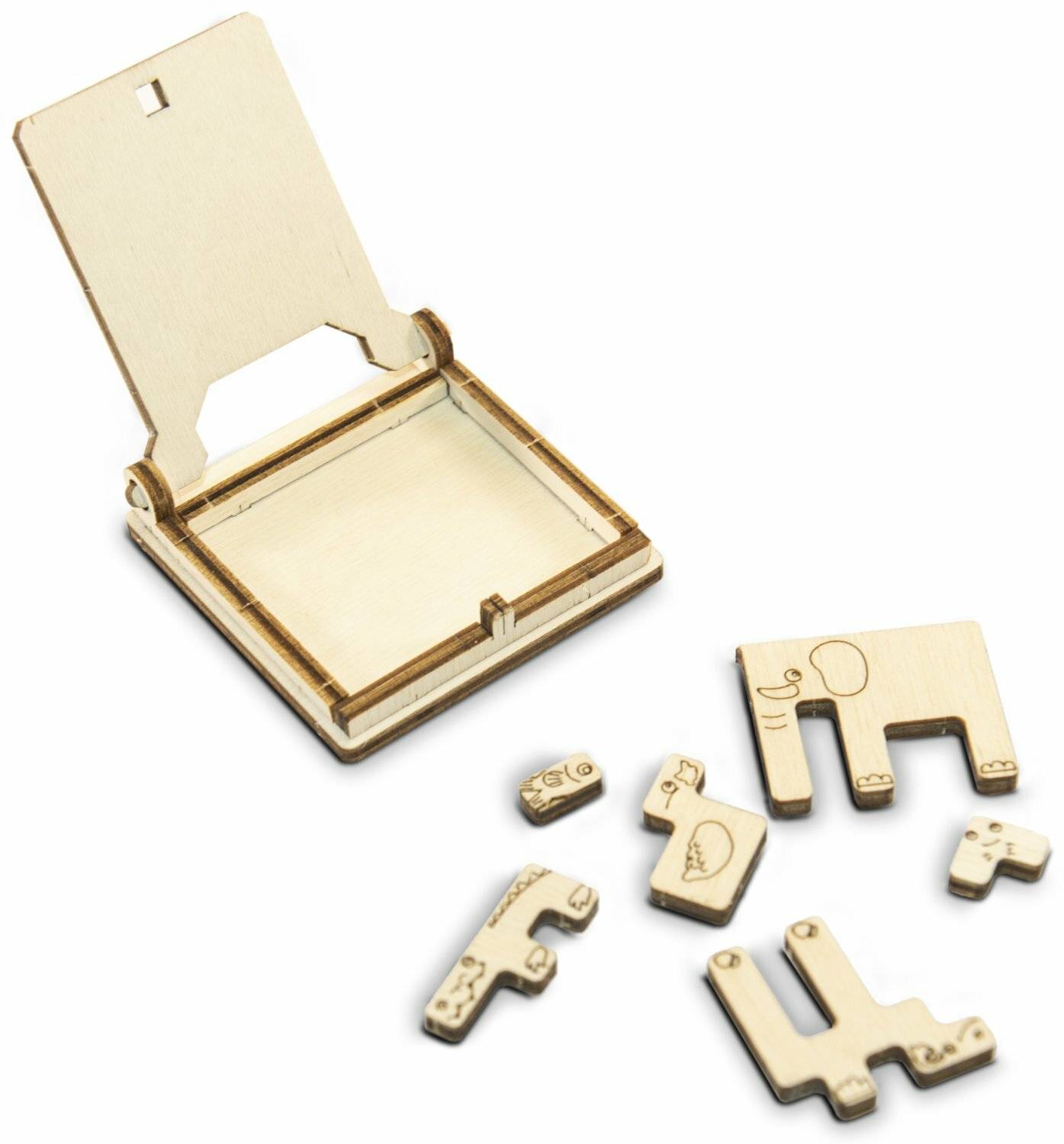 WOODEN CITY 3D-Rätselspiel mini Zoo
