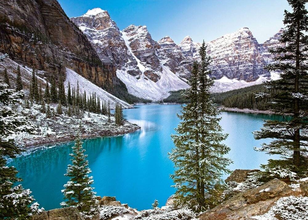CASTORLAND Puzzle Juwel der Rocky Mountains 1000 Teile