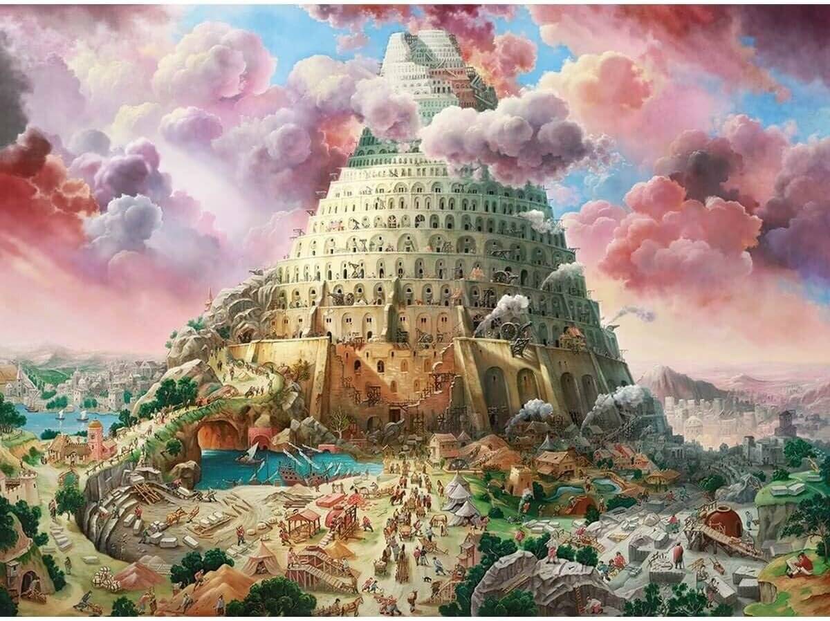 CASTORLAND Puzzle Turm von Babel 3000 Teile
