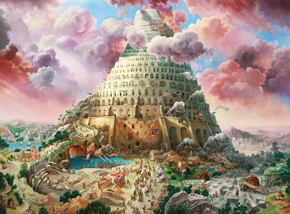 CASTORLAND Puzzle Turm von Babel 3000 Teile