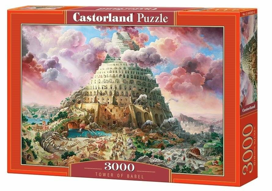 CASTORLAND Puzzle Turm von Babel 3000 Teile