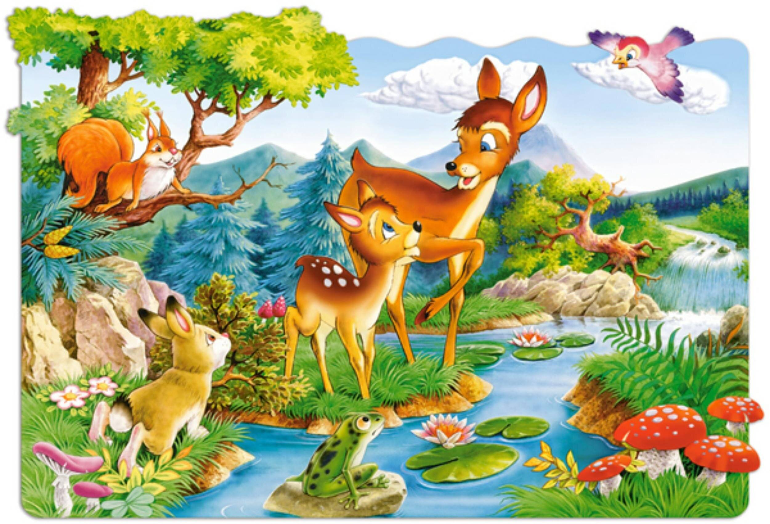 CASTORLAND Puzzle Baby Schubkarre MAXI 20 Teile