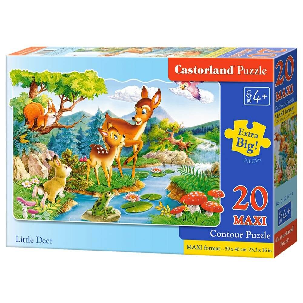 CASTORLAND Puzzle Baby Schubkarre MAXI 20 Teile