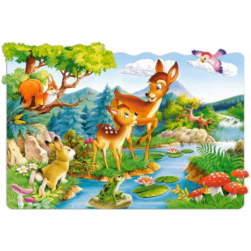 CASTORLAND Puzzle Baby Schubkarre MAXI 20 Teile