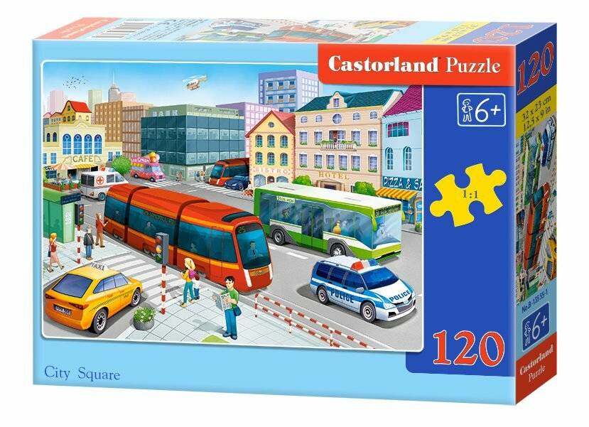 CASTORLAND Puzzle Quadrat 120 Teile