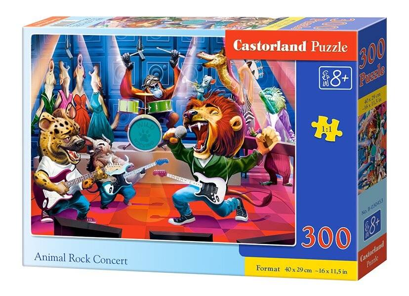 CASTORLAND Puzzle Tierisches Rockkonzert 300 Teile