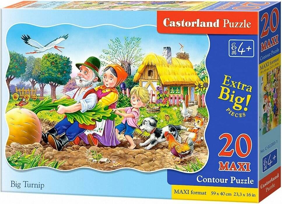 CASTORLAND Rübenpuzzle MAXI 20 Teile