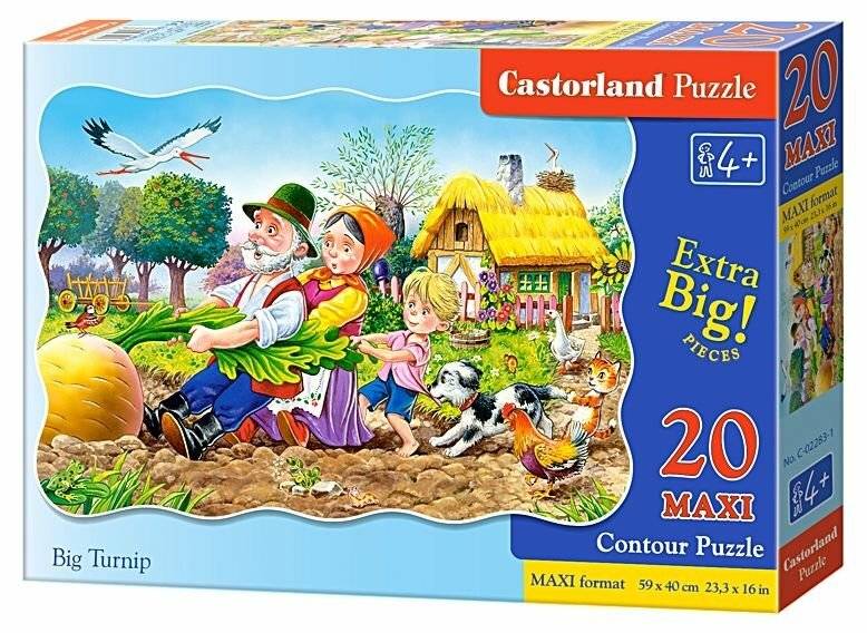 CASTORLAND Rübenpuzzle MAXI 20 Teile