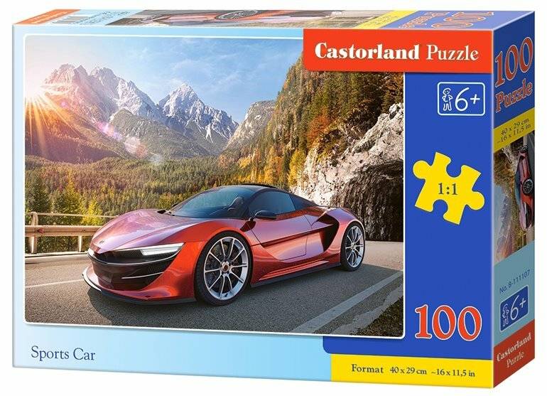 CASTORLAND Sportwagen-Puzzle 100 Teile