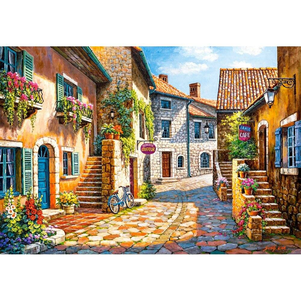 CASTORLAND Puzzle Reise ins Dorf 1000 Teile