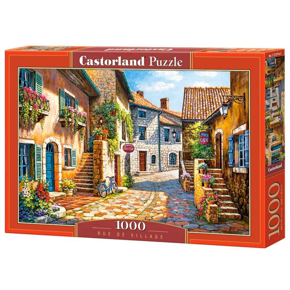 CASTORLAND Puzzle Reise ins Dorf 1000 Teile